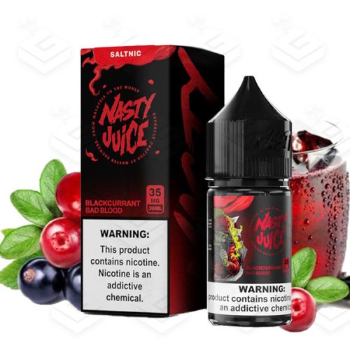 سالت انگورفرنگی نعناع کمپانی نستی | Nasty Bad Blood Salt nic 30ml
