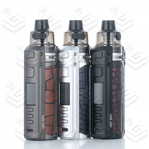 lost_vape-ursa-crocodile_leather_series پاد ماد اورسا کوئست مالتی کیت کمپانی لاست ویپ | Lost Vape Ursa Quest Multi Pod Mod Kit 100W