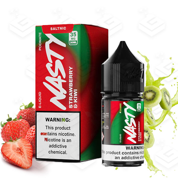 سالت توت فرنگی کیوی نستی از کالکشن جدید پاد میت | Nasty PodMate Strawberry & Kiwi سالت توت فرنگی کیوی نستی از کالکشن جدید پاد میت | Nasty PodMate Strawberry & Kiwi