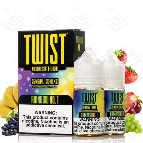 سالت میوه‌های ترش کمپانی توئیست | Twist Rainbow No.1 Salt nic 30ml