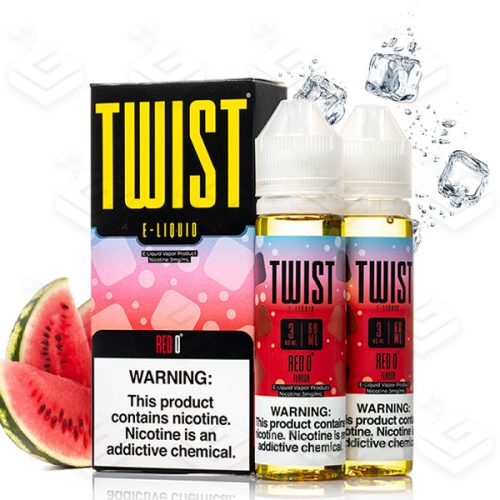 ایجوس هندوانه یخ کمپانی توئیست | Twist red 0 E-Juice 60ml