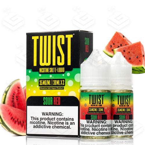 سالت هندوانه‌ شیرین کمپانی توئیست | Twist Sour Red Salt nic 30ml