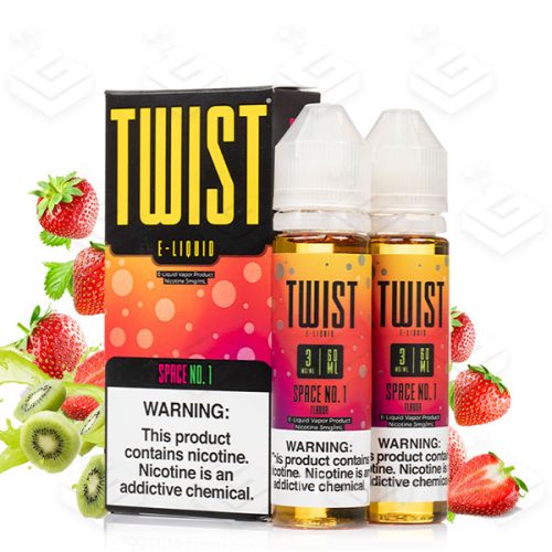 ایجوس توت فرنگی کیوی کمپانی توئیست | Twist Space No.1 E-Juice 60ml
