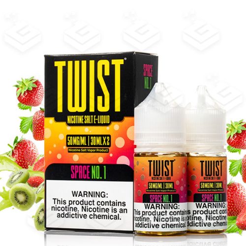 سالت توت فرنگی کیوی کمپانی توئیست | Twist Space No.1 Salt nic 30ml