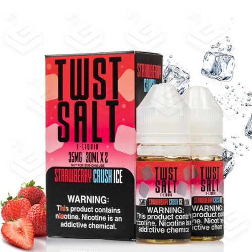 سالت توت فرنگی یخ کمپانی توئیست | Twist Strawberry Crush Ice Salt nic 30ml