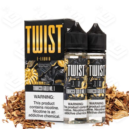 ایجوس تنباکو طلایی کمپانی توئیست | Twist Tobacco Gold No.1 E-Juice 60ml