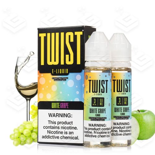 ایجوس شراب سفید کمپانی توئیست | Twist White Grape E-Juice 60ml
