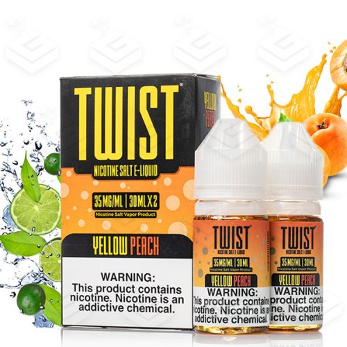 سالت لیموناد هلو کمپانی توئیست | Twist Yellow Peach Salt nic 30ml
