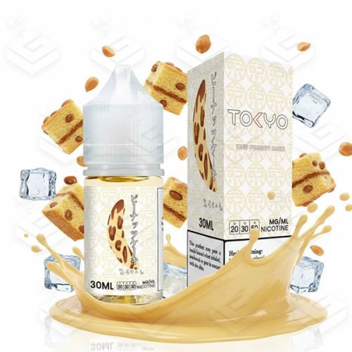 سالت کیک موز بادام زمینی یخ کمپانی توکیو | TOKYO ICED PEANUT CAKE- SALT 30ml