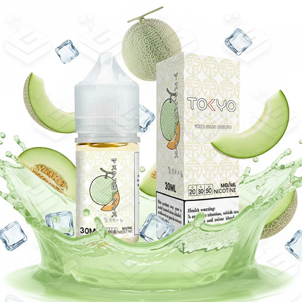 سالت طالبی یخ کمپانی توکیو | TOKYO ICED HAMI MELON- SALT 30ml سالت طالبی یخ کمپانی توکیو | TOKYO ICED HAMI MELON- SALT 30ml