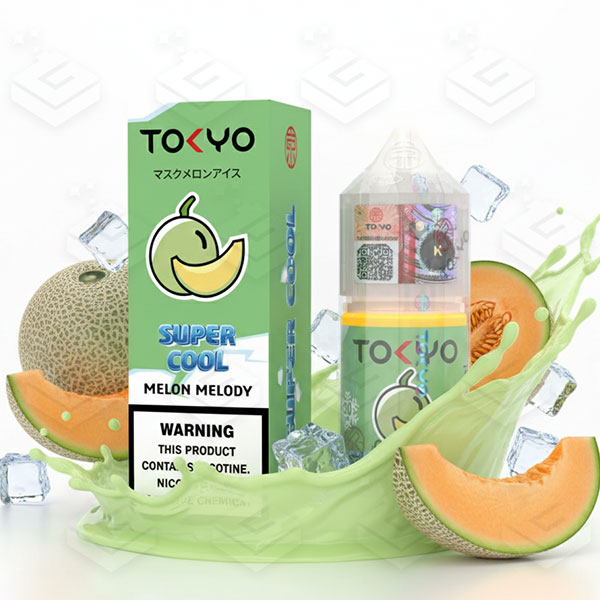 سالت سوپرکول طالبی یخ کمپانی توکیو | Tokyo Super Cool – Melon Melody Salt 30ML سالت سوپرکول طالبی یخ کمپانی توکیو | Tokyo Super Cool – Melon Melody Salt 30ML