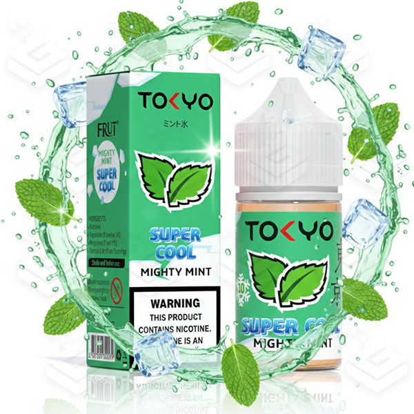 سالت سوپرکول نعنا یخ کمپانی توکیو | Tokyo Super Cool – Mighty Mint Salt 30ML سالت سوپرکول نعنا یخ کمپانی توکیو | Tokyo Super Cool – Mighty Mint Salt 30ML