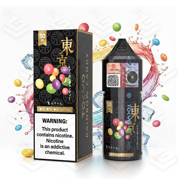 سالت اسمارتیز (سری طلایی)کمپانی توکیو | TOKYO (Golden Series) -Rainbow Candy SALT 30ML سالت اسمارتیز (سری طلایی)کمپانی توکیو | TOKYO (Golden Series) -Rainbow Candy SALT 30ML