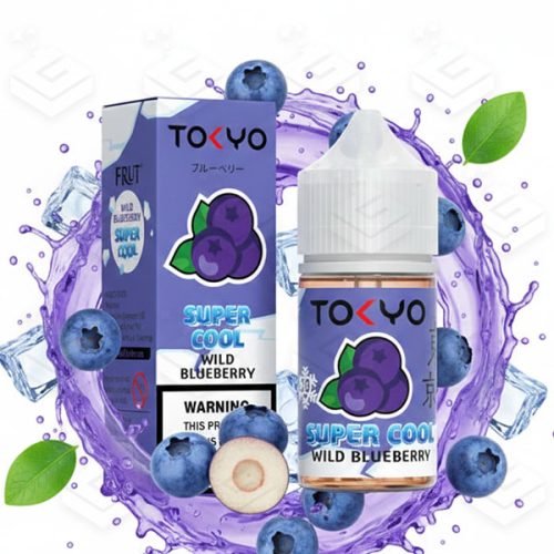 سالت سوپرکول بلوبری وحشی یخ کمپانی توکیو | Tokyo Super Cool – Wild Blueberry Salt 30ML