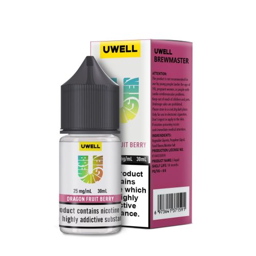 سالت دراگون فروت توتفرنگی کمپانی یوول | Uwell Salt Dragon Fruit Berry 30ml