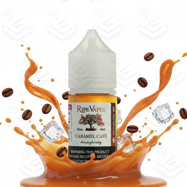 سالت قهوه کارامل کمپانی رایپ ویپز | Ripe Vapes CARAMEL CAFÉ SaltNic 30ML سالت قهوه کارامل کمپانی رایپ ویپز | Ripe Vapes CARAMEL CAFÉ SaltNic 30ML