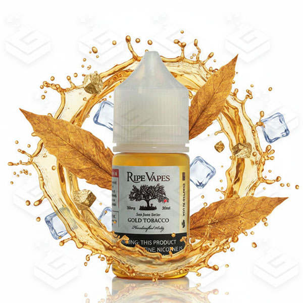 سالت سن خوآن گلد (سیگار برگ عسل) کمپانی رایپ ویپز | Ripe Vapes San Juan Series Gold Tobacco SaltNic 30ML سالت سن خوآن گلد (سیگار برگ عسل) کمپانی رایپ ویپز | Ripe Vapes San Juan Series Gold Tobacco SaltNic 30ML