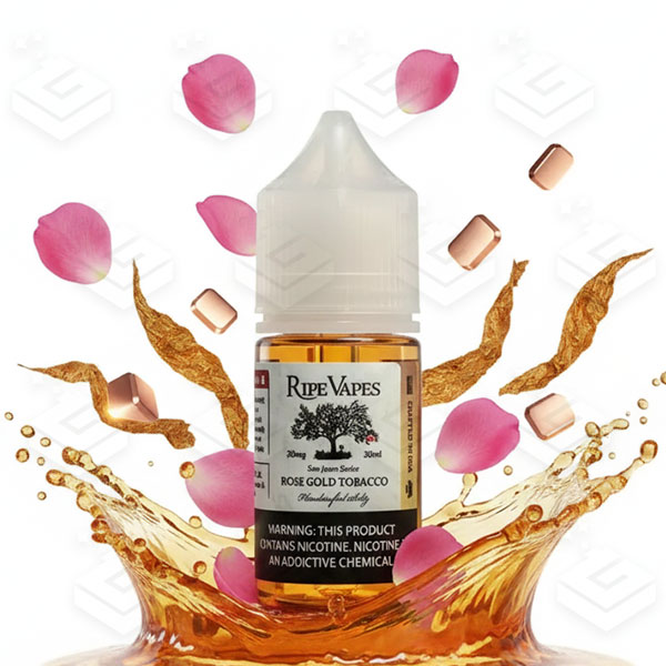 سالت سن خوآن رز گلد (سیگار برگ خامه) کمپانی رایپ ویپز | Ripe Vapes San Juan Series Rose Gold Tobacco SaltNic 30ML سالت سن خوآن رز گلد (سیگار برگ خامه) کمپانی رایپ ویپز | Ripe Vapes San Juan Series Rose Gold Tobacco SaltNic 30ML