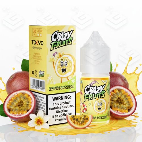 سالت سری جدید پشن فروت استوایی کمپانی توکیو | Tokyo Crazy Fruits Exotic Passion Salt