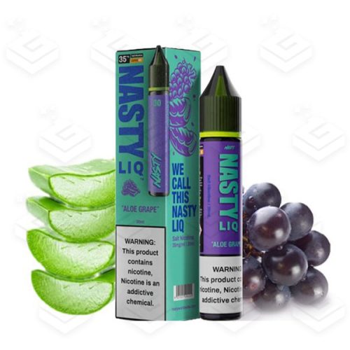 سالت سری جدید آلوئه ورا انگور کمپانی نستی | Nasty LIQ 30 Aloe Grape Salt nic 30ml