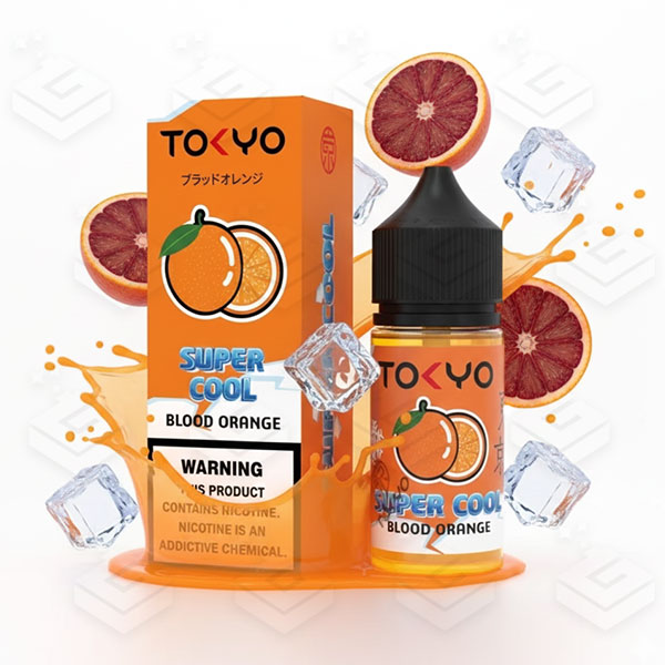 سالت سوپرکول پرتقال خونی یخ کمپانی توکیو | Tokyo Super Cool – Blood Orange Salt 30ML سالت سوپرکول پرتقال خونی یخ کمپانی توکیو | Tokyo Super Cool – Blood Orange Salt 30ML