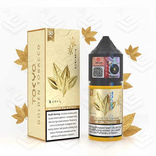 سالت تنباکو گلدن کمپانی توکیو | TOKYO GOLDEN TOBACCO 30ML سالت تنباکو گلدن کمپانی توکیو | TOKYO GOLDEN TOBACCO 30ML
