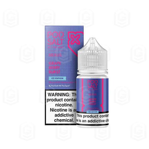 پاد سالت انگور بری یخ | Pod Salt Grape Berry Burst Iced Edition