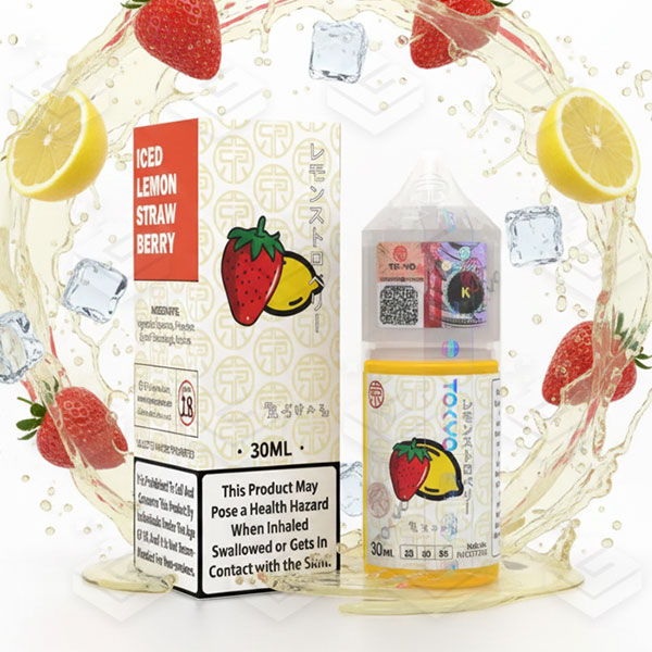 سالت توت فرنگی لیمو یخ کمپانی توکیو | TOKYO Iced Strawbery Lemon Salt 30ml سالت توت فرنگی لیمو یخ کمپانی توکیو | TOKYO Iced Strawbery Lemon Salt 30ml