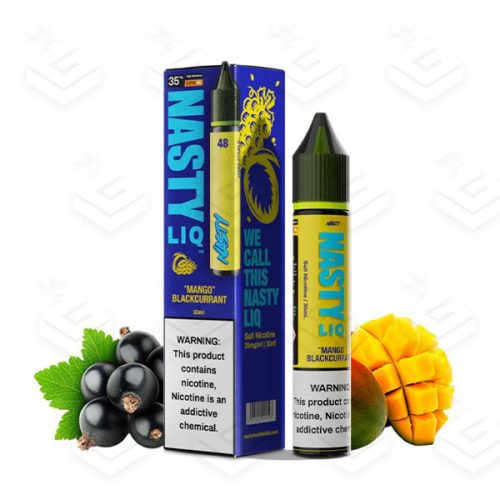 سالت سری جدید انبه انگور فرنگی کمپانی نستی | Nasty LIQ 48 Mango Blackcurrant Salt nic 30ml