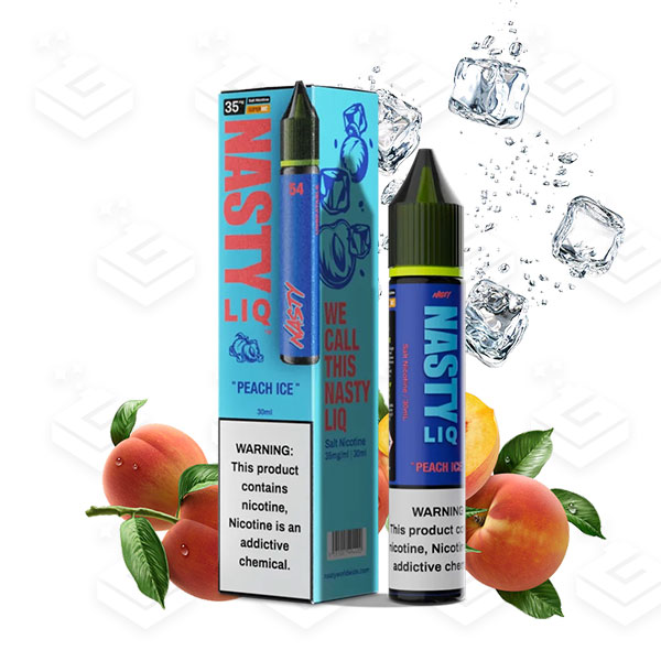 سالت سری جدید هلو یخ کمپانی نستی | Nasty LIQ Peach Ice Salt nic 30ml سالت سری جدید هلو یخ کمپانی نستی | Nasty LIQ Peach Ice Salt nic 30ml