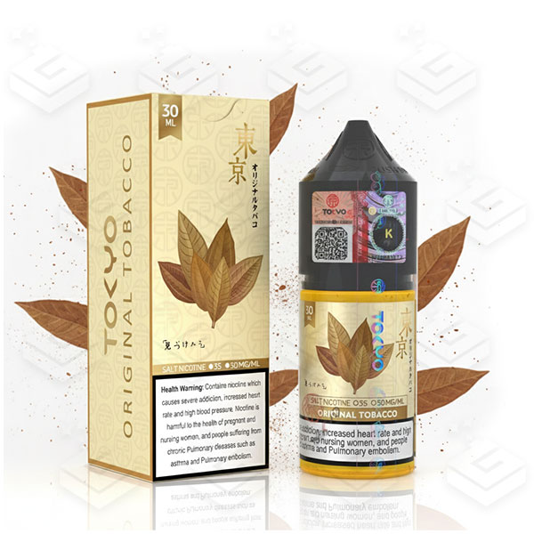سالت تنباکو اورجینال کمپانی توکیو | TOKYO ORIGINAL TOBACCO 30ML سالت تنباکو اورجینال کمپانی توکیو | TOKYO ORIGINAL TOBACCO 30ML