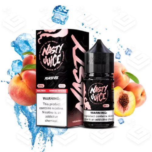 سالت اسموت هلو یخ نستی | Nasty Smooth Peach Ice SaltNic