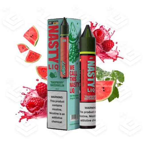 سالت سری جدید رزبری هندوانه کمپانی نستی | Nasty LIQ 109 Raspberry Watermelon Salt nic 30ml