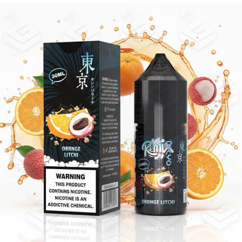 سالت رمیکس پرتقال لیچی کمپانی توکیو | Tokyo Remix – Orange Litchi Salt 30ML