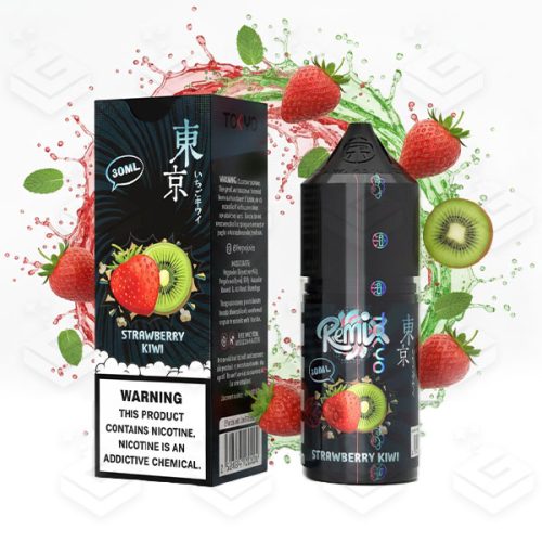 سالت رمیکس توتفرنگی کیوی کمپانی توکیو | Tokyo Remix – Strawberry Kiwi Salt 30ML