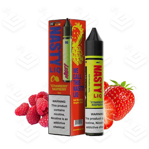 سالت سری جدید توتفرنگی رزبری کمپانی نستی | Nasty LIQ Strawberry Raspberry Salt nic 30ml سالت سری جدید توتفرنگی رزبری کمپانی نستی | Nasty LIQ Strawberry Raspberry Salt nic 30ml