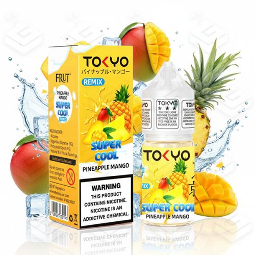 سالت سوپرکول انبه آناناس یخ کمپانی توکیو | Tokyo Super Cool – Pineapple mango Salt 30ML