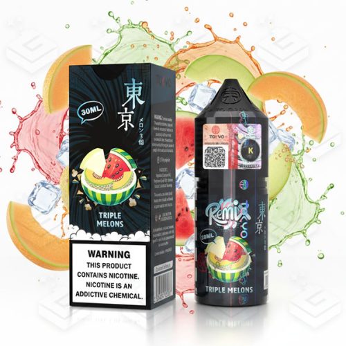 سالت رمیکس هندوانه ملون کمپانی توکیو | Tokyo Remix – Triple Melon Salt 30ML