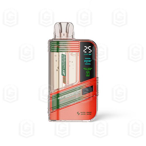 پاد یکبار مصرف هندوانه یخ ۳۰۰۰۰ پاف زیگار سوپرنوا | ZGAR Supernova 30000 PUFFS Disposable Pod – Watermelon Ice