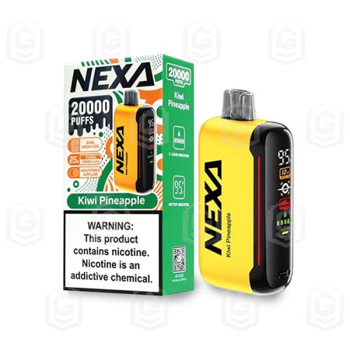 پاد یکبار مصرف کیوی آناناس ۲۰۰۰۰ پاف نکسا بار | NEXABAR Nexa 20000 PUFFS Disposable Pod – Kiwi Pineapple