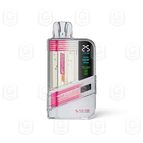پاد یکبار مصرف توت فرنگی انبه ۳۰۰۰۰ پاف زیگار سوپرنوا | ZGAR Supernova 30000 PUFFS Disposable Pod – Strawberry Mango