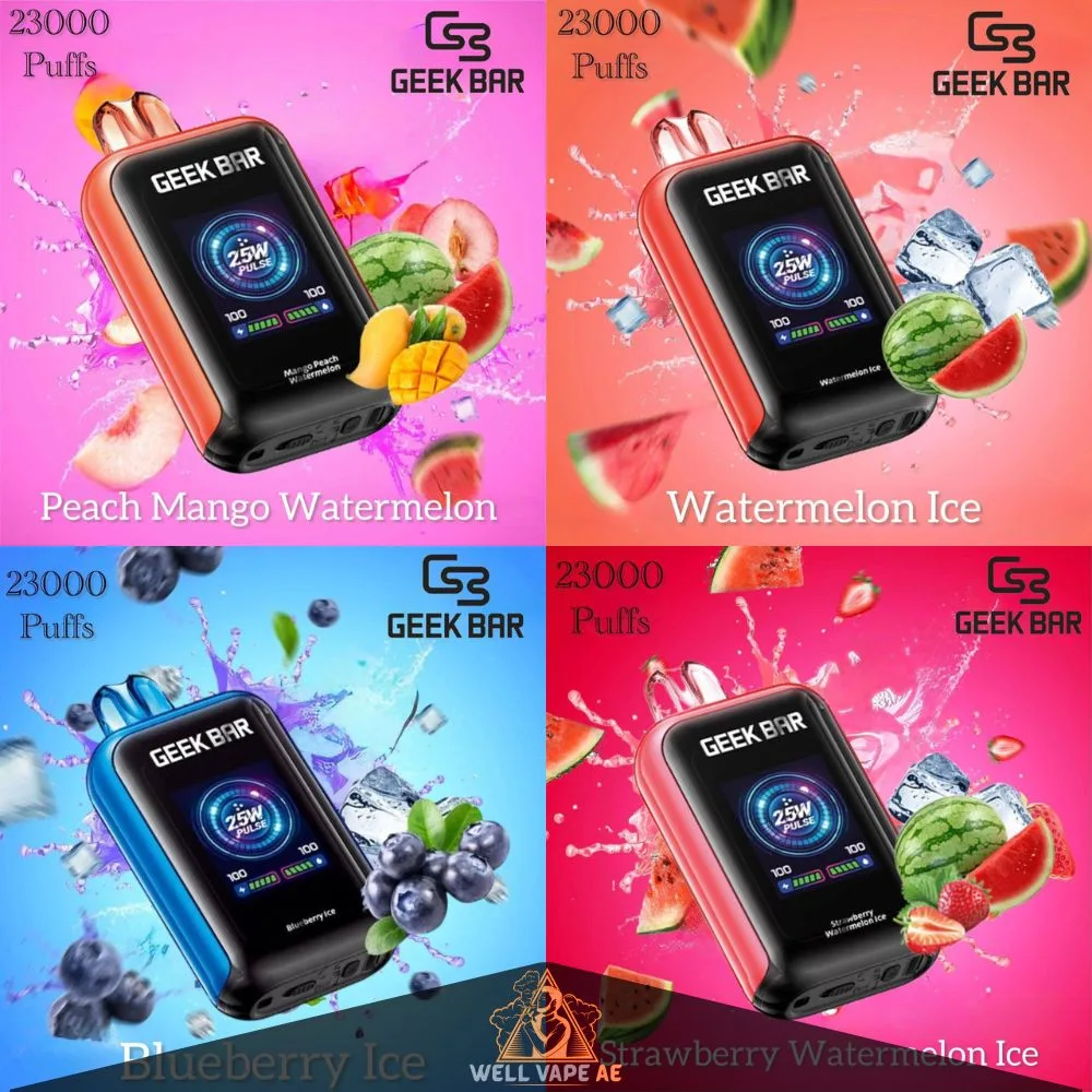 پاد یکبار مصرف گیک بار وات ۲۳۰۰۰ پاف | Geek Bar WATT 23000 Puffs
