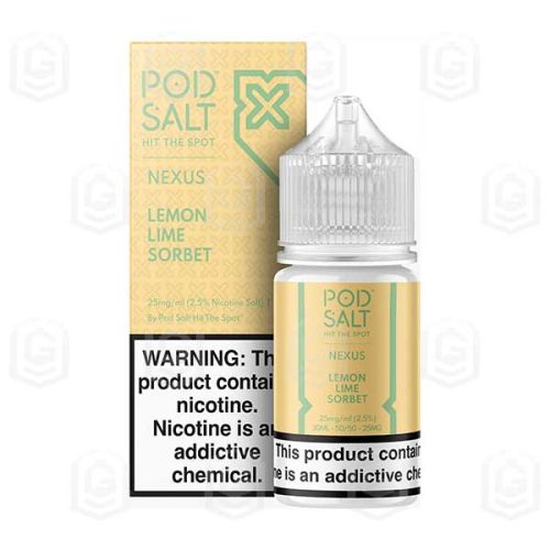سالت نیکوتین بستنی لیمویی پاد سالت Pod Salt Lemon Lime Sorbet
