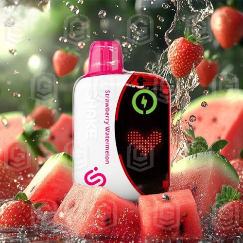 پاد یکبار مصرف چیلاکس شیک ۲۲۰۰۰ پاف توت فرنگی هندوانه Chillax Shake 22KP Strawberry Watermelon