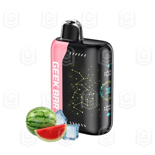 پاد یکبار مصرف گیک بار پالس ایکس ۲۵۰۰۰ پاف هندوانه یخ Geek Bar Pulse X 25K Puffs Watermelon Ice