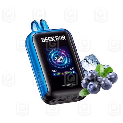 پاد یکبار مصرف گیک بار وات ۲۳۰۰۰ پاف بلوبری یخ Geek Bar WATT 23000 Puffs Blueberry Ice