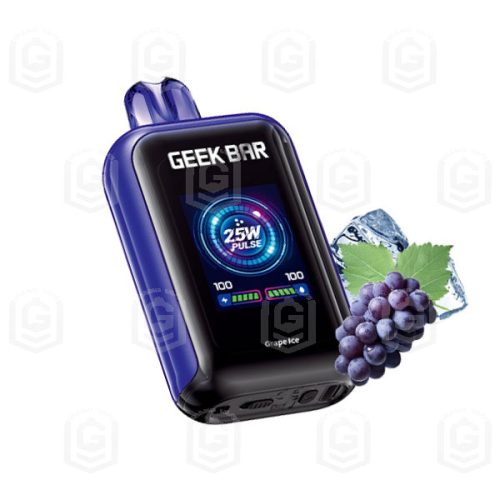 پاد یکبار مصرف گیک بار وات ۲۳۰۰۰ پاف انگور یخ Geek Bar WATT 23000 Puffs Grape Ice