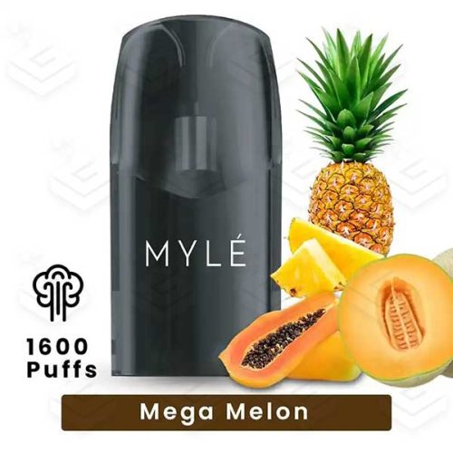 کارتریج طالبی آناناس کمپانی مایلی | MYLE META V5 MEGA MELON POD CARTRIDGE