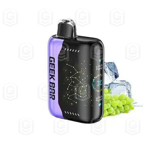 پاد یکبار مصرف گیک بار پالس ایکس ۲۵۰۰۰ پاف انگور ترش یخ Geek Bar Pulse X 25K Puffs Sour Grape Ice