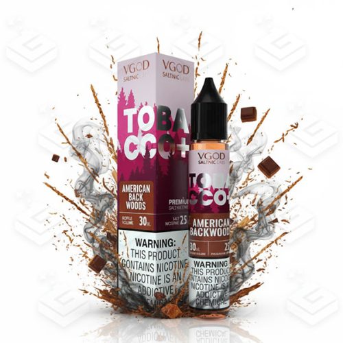 سالت ویگاد تنباکو آمریکایی | VGOD Tobacco+ American Backwoods Nic Salt 30ml